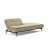 Dublexo Deluxe Fabric Sofa Bed w/Dark Wood Styletto Legs
