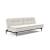 Dublexo Deluxe Fabric Sofa Bed w/Dark Wood Styletto Legs