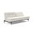 Dublexo Deluxe Fabric Sofa Bed w/Dark Wood Styletto Legs