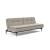 Dublexo Deluxe Fabric Sofa Bed w/Dark Wood Styletto Legs