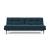Dublexo Deluxe Fabric Sofa Bed w/Dark Wood Styletto Legs