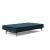 Dublexo Deluxe Fabric Sofa Bed w/Dark Wood Styletto Legs