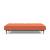 Dublexo Deluxe Fabric Sofa Bed w/Dark Wood Styletto Legs