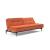 Dublexo Deluxe Fabric Sofa Bed w/Dark Wood Styletto Legs