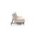 Dublexo Deluxe Fabric Sofa Bed w/Dark Wood Styletto Legs