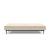 Dublexo Deluxe Fabric Sofa Bed w/Dark Wood Styletto Legs