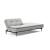 Dublexo Deluxe Fabric Sofa Bed w/Dark Wood Styletto Legs