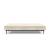 Dublexo Deluxe Fabric Sofa Bed w/Dark Wood Styletto Legs