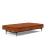 Dublexo Deluxe Fabric Sofa Bed w/Dark Wood Styletto Legs