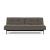 Dublexo Eik Fabric Sofa Bed w/Smoked Oak Legs