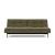 Dublexo Eik Fabric Sofa Bed w/Smoked Oak Legs