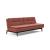 Dublexo Eik Fabric Sofa Bed w/Smoked Oak Legs