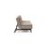 Dublexo Eik Fabric Sofa Bed w/Smoked Oak Legs