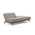 Dublexo Eik Fabric Sofa Bed w/Smoked Oak Legs