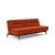 Dublexo Eik Fabric Sofa Bed w/Smoked Oak Legs