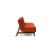 Dublexo Eik Fabric Sofa Bed w/Smoked Oak Legs