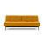 Dublexo Eik Fabric Sofa Bed w/Smoked Oak Legs