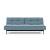 Dublexo Eik Fabric Sofa Bed w/Smoked Oak Legs