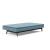 Dublexo Eik Fabric Sofa Bed w/Smoked Oak Legs