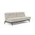 Dublexo Eik Fabric Sofa Bed w/Smoked Oak Legs