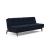 Dublexo Eik Fabric Sofa Bed w/Smoked Oak Legs