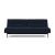 Dublexo Eik Fabric Sofa Bed w/Smoked Oak Legs
