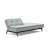 Dublexo Eik Fabric Sofa Bed w/Smoked Oak Legs