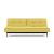 Dublexo Eik Fabric Sofa Bed w/Smoked Oak Legs