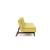 Dublexo Eik Fabric Sofa Bed w/Smoked Oak Legs