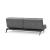 Dublexo Eik Fabric Sofa Bed w/Smoked Oak Legs
