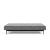 Dublexo Eik Fabric Sofa Bed w/Smoked Oak Legs