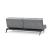 Dublexo Eik Fabric Sofa Bed w/Smoked Oak Legs