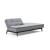 Dublexo Eik Fabric Sofa Bed w/Smoked Oak Legs