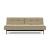 Dublexo Eik Fabric Sofa Bed w/Smoked Oak Legs