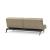 Dublexo Eik Fabric Sofa Bed w/Smoked Oak Legs