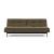 Dublexo Eik Fabric Sofa Bed w/Smoked Oak Legs