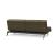 Dublexo Eik Fabric Sofa Bed w/Smoked Oak Legs