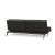 Dublexo Eik Fabric Sofa Bed w/Smoked Oak Legs