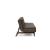 Dublexo Eik Fabric Sofa Bed w/Smoked Oak Legs