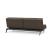 Dublexo Eik Fabric Sofa Bed w/Smoked Oak Legs
