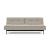 Dublexo Eik Fabric Sofa Bed w/Smoked Oak Legs
