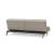 Dublexo Eik Fabric Sofa Bed w/Smoked Oak Legs
