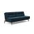 Dublexo Eik Fabric Sofa Bed w/Smoked Oak Legs