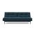 Dublexo Eik Fabric Sofa Bed w/Smoked Oak Legs