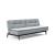 Dublexo Eik Fabric Sofa Bed w/Smoked Oak Legs