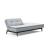 Dublexo Eik Fabric Sofa Bed w/Smoked Oak Legs