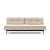 Dublexo Eik Fabric Sofa Bed w/Smoked Oak Legs