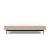 Dublexo Eik Fabric Sofa Bed w/Smoked Oak Legs