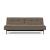Dublexo Eik Fabric Sofa Bed w/Smoked Oak Legs