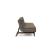 Dublexo Eik Fabric Sofa Bed w/Smoked Oak Legs